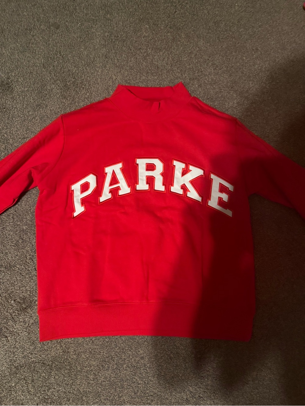Parke Red Mockneck Brand new NEVER WORN - Picture 1 of 3